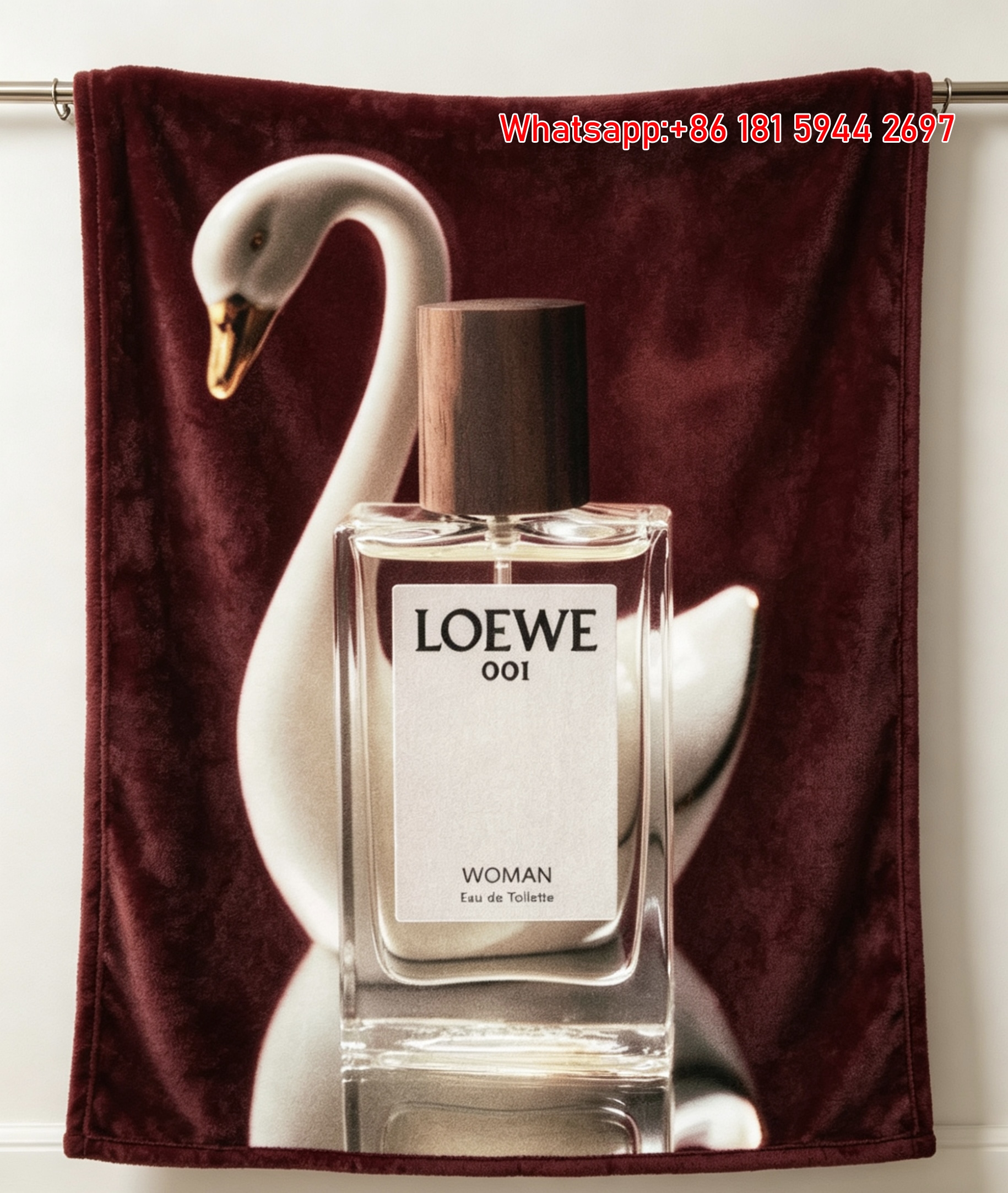 LOEWE 001 Woman Perfume Flannel Fleece Throw Blanket L231